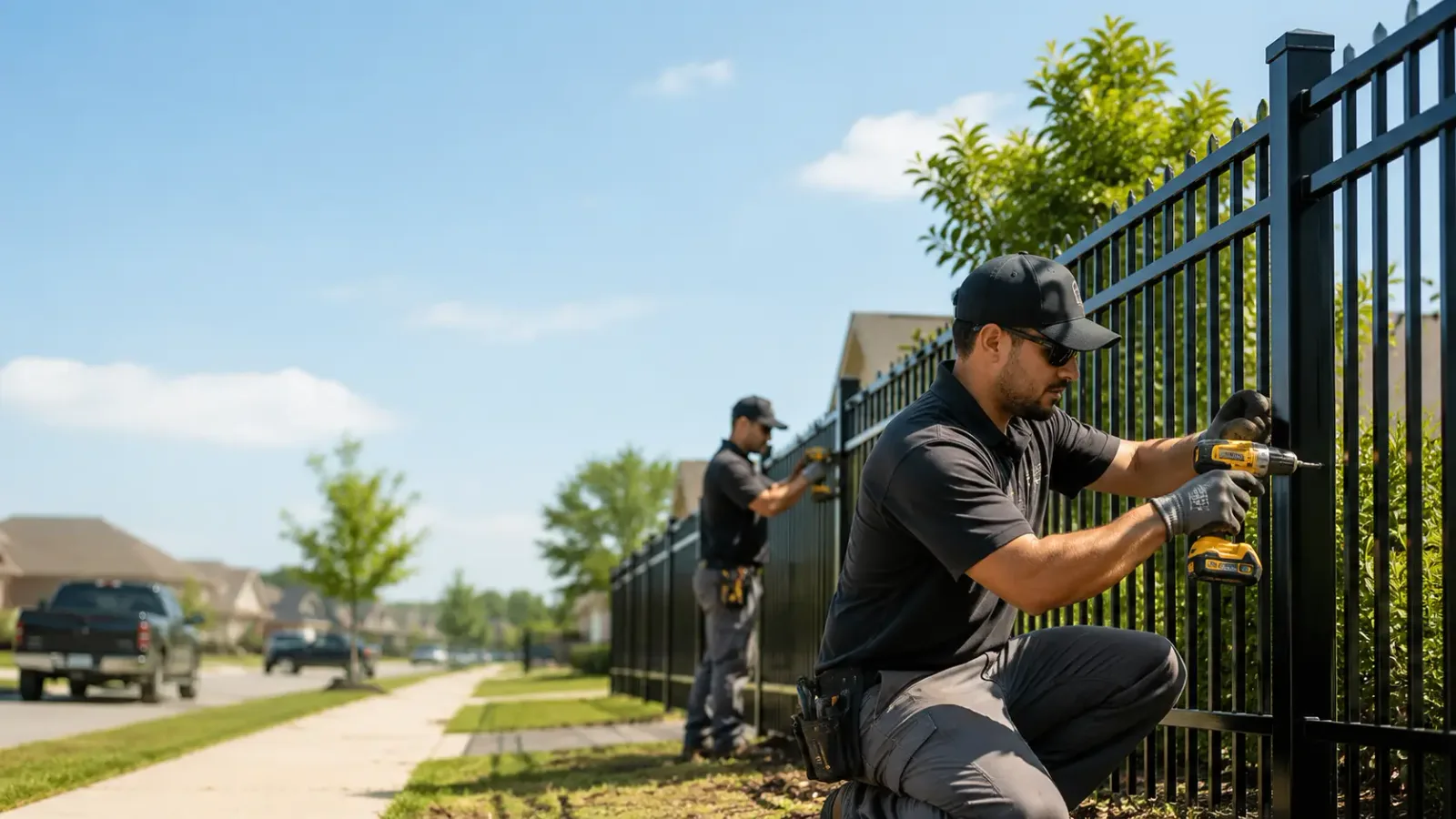 Metal Fence Installation in La Fayette, GA